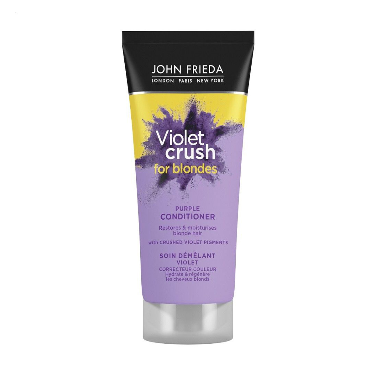 Кондиціонер John Frieda Violet Crush For Blondes Purple Conditioner для нейтралізації жовтизни волосся, 75 мл